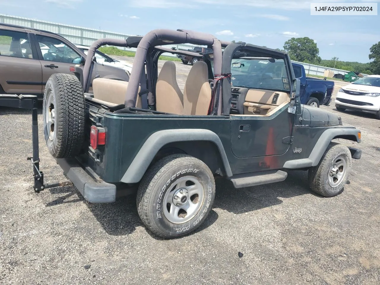 1J4FA29P5YP702024 2000 Jeep Wrangler / Tj Se