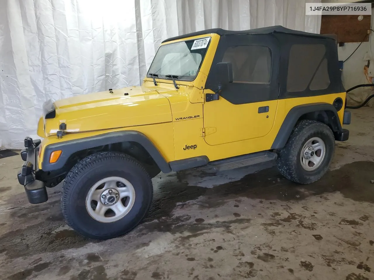 1J4FA29P8YP716936 2000 Jeep Wrangler / Tj Se