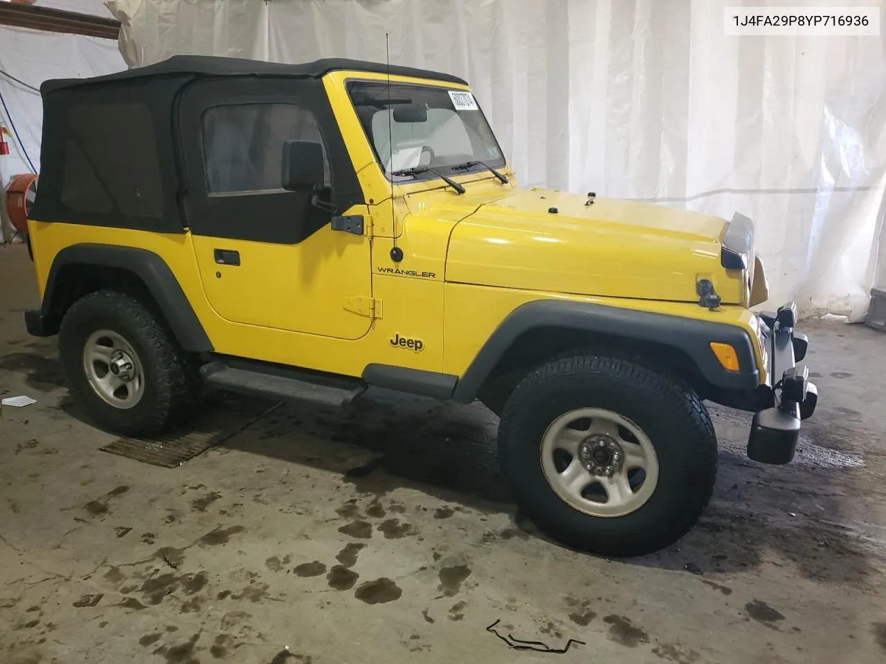 1J4FA29P8YP716936 2000 Jeep Wrangler / Tj Se