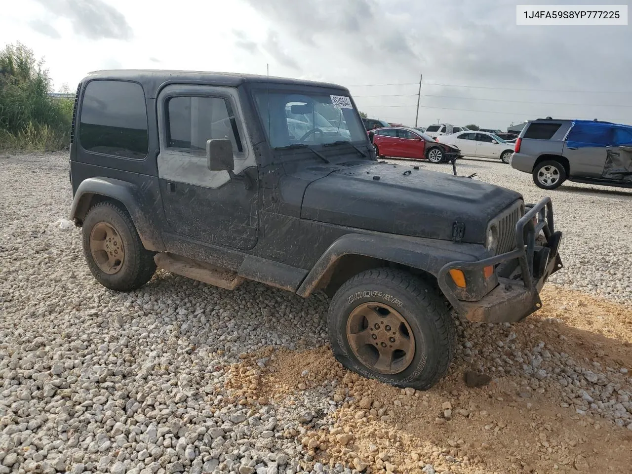 2000 Jeep Wrangler / Tj Sahara VIN: 1J4FA59S8YP777225 Lot: 65340544