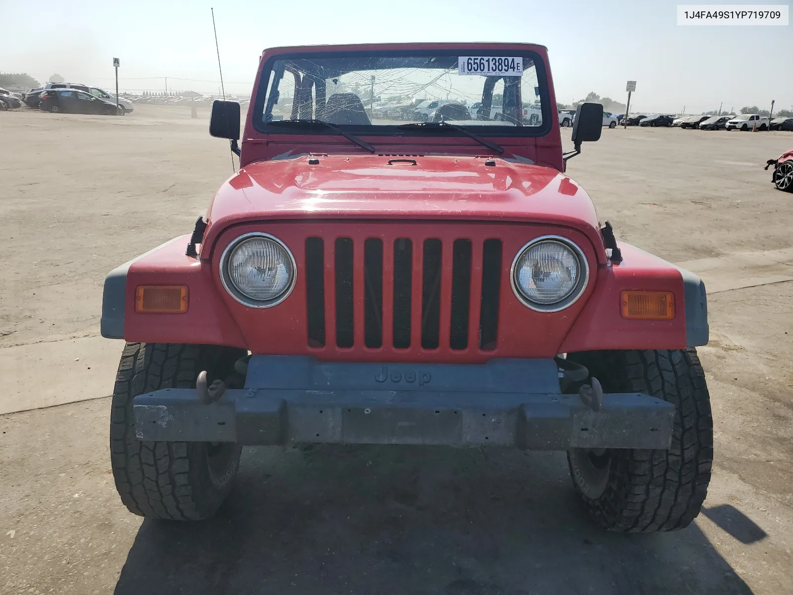 2000 Jeep Wrangler / Tj Sport VIN: 1J4FA49S1YP719709 Lot: 65613894