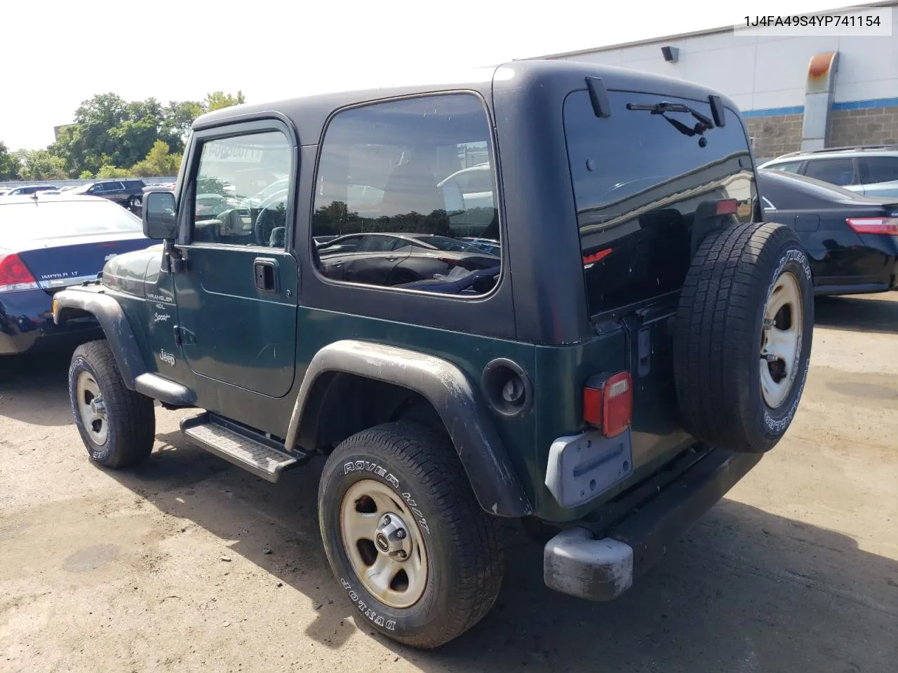 2000 Jeep Wrangler / Tj Sport VIN: 1J4FA49S4YP741154 Lot: 71006864