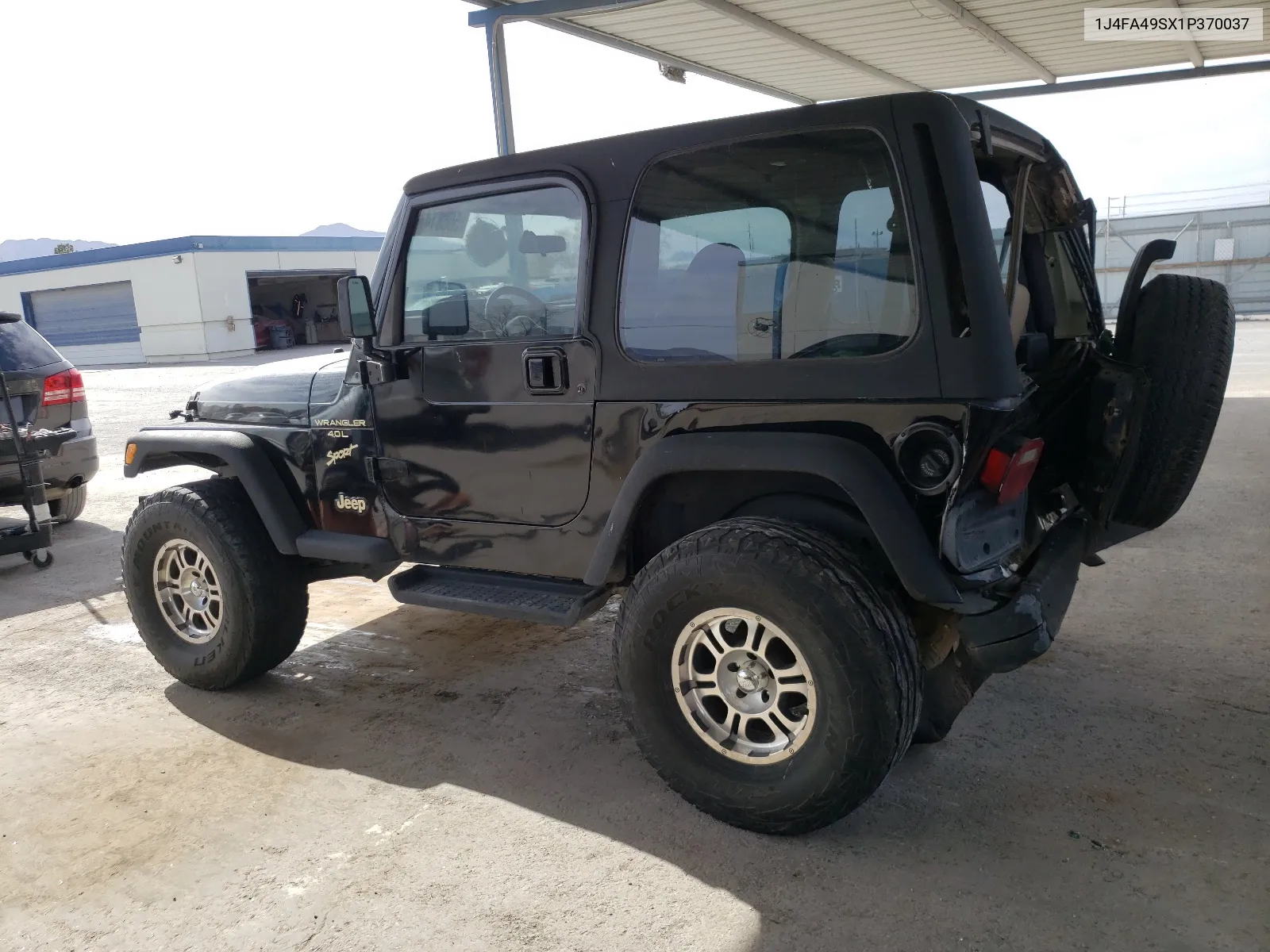 2001 Jeep Wrangler / Tj Sport VIN: 1J4FA49SX1P370037 Lot: 50681414