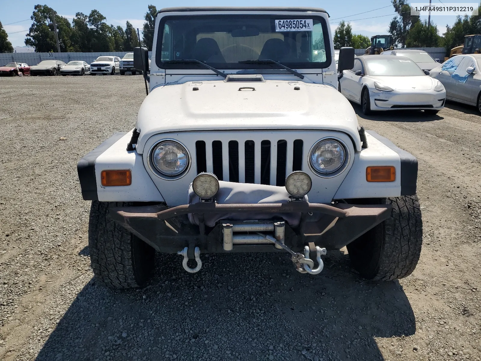 2001 Jeep Wrangler / Tj Sport VIN: 1J4FA49S11P312219 Lot: 64985054