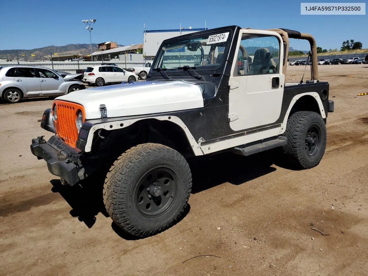 2001 Jeep Wrangler / Tj Sahara VIN: 1J4FA59S71P332500 Lot: 65021974