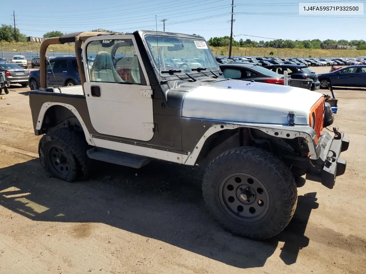 2001 Jeep Wrangler / Tj Sahara VIN: 1J4FA59S71P332500 Lot: 65021974