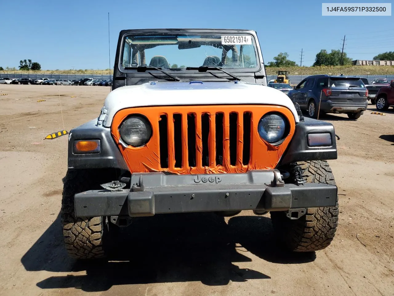 2001 Jeep Wrangler / Tj Sahara VIN: 1J4FA59S71P332500 Lot: 65021974