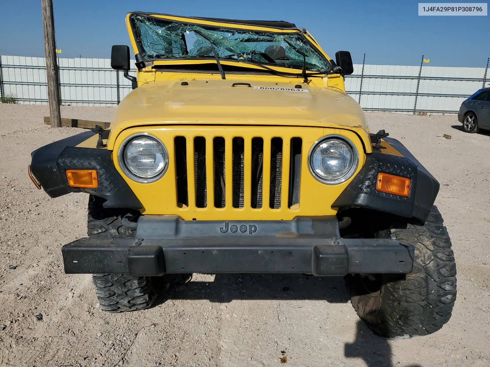 1J4FA29P81P308796 2001 Jeep Wrangler / Tj Se