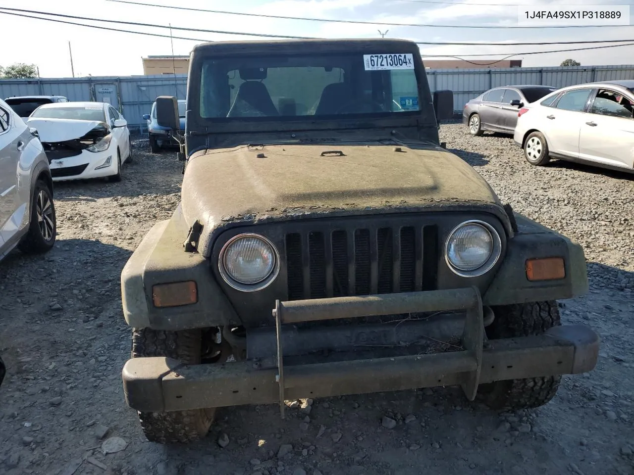 1J4FA49SX1P318889 2001 Jeep Wrangler / Tj Sport