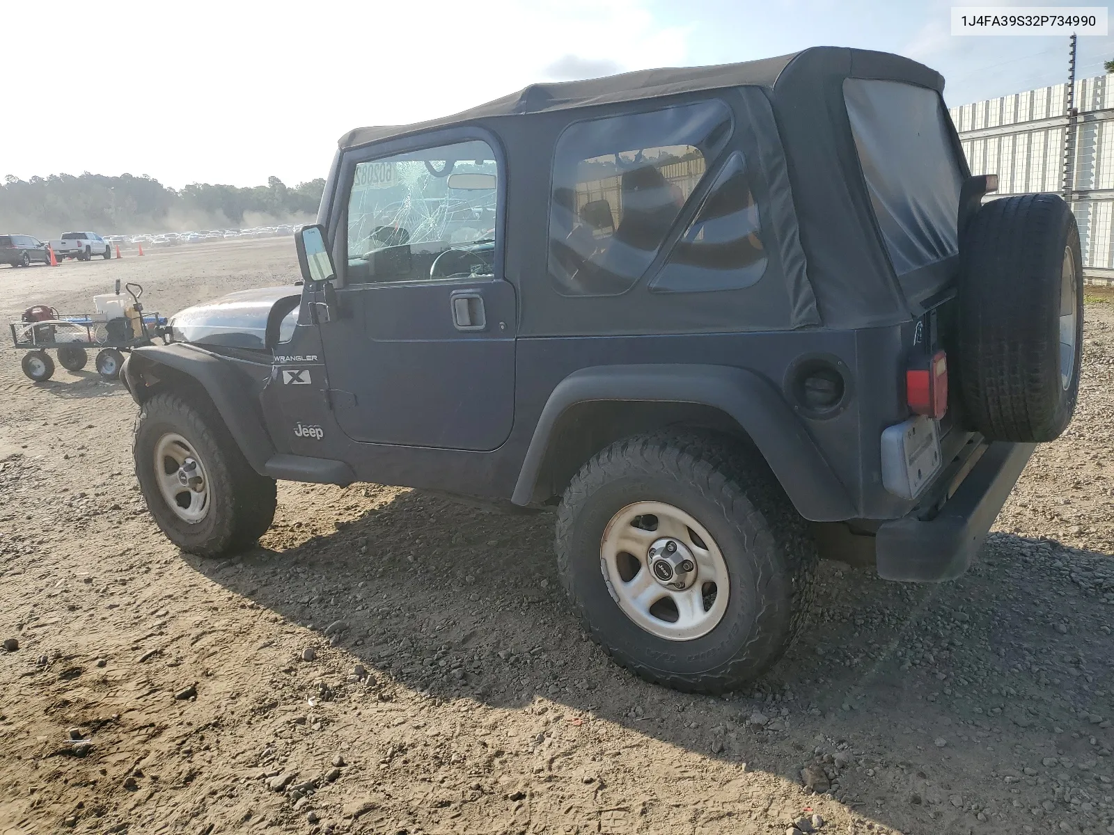 2002 Jeep Wrangler / Tj X VIN: 1J4FA39S32P734990 Lot: 60208204