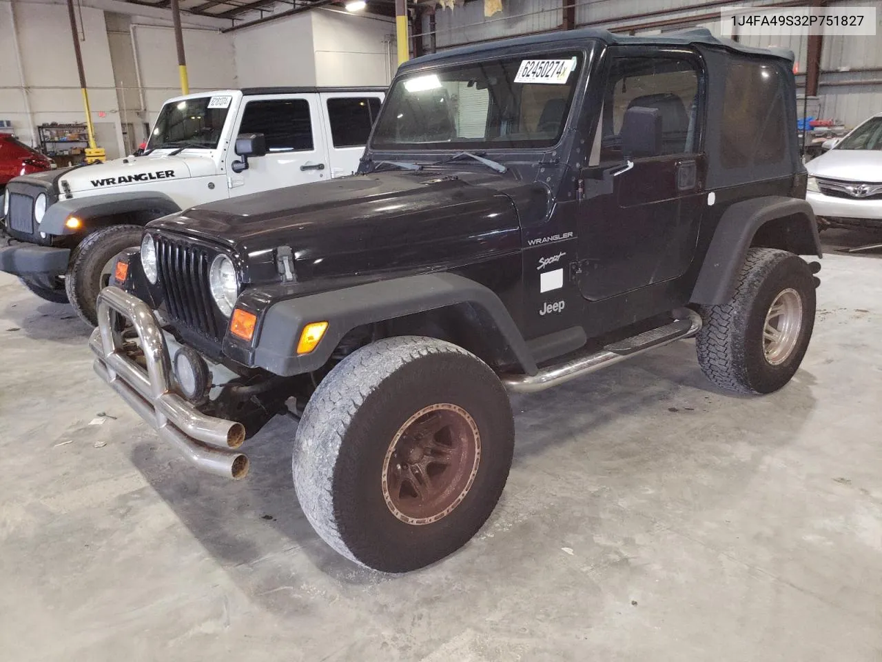 2002 Jeep Wrangler / Tj Sport VIN: 1J4FA49S32P751827 Lot: 62450274