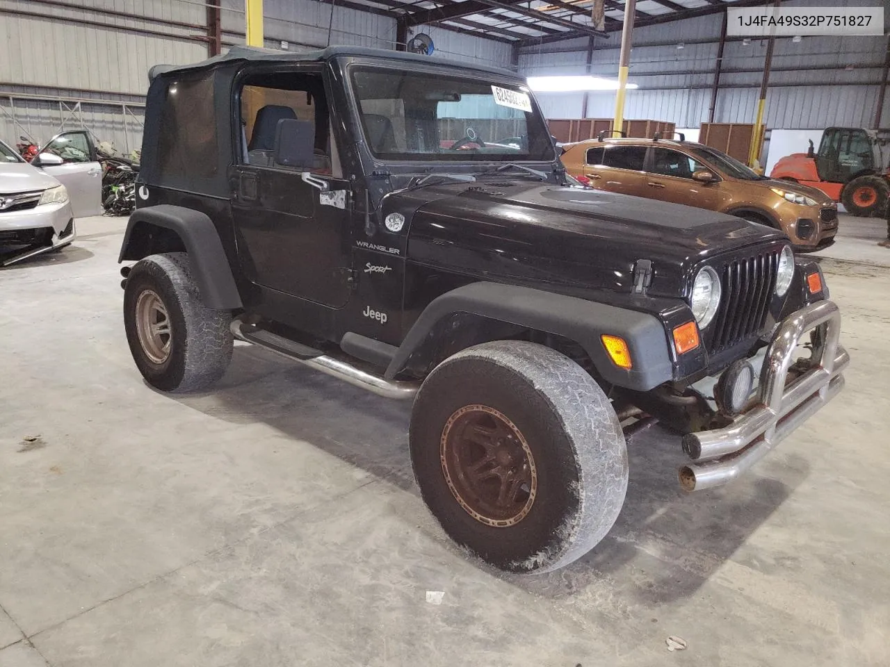 2002 Jeep Wrangler / Tj Sport VIN: 1J4FA49S32P751827 Lot: 62450274