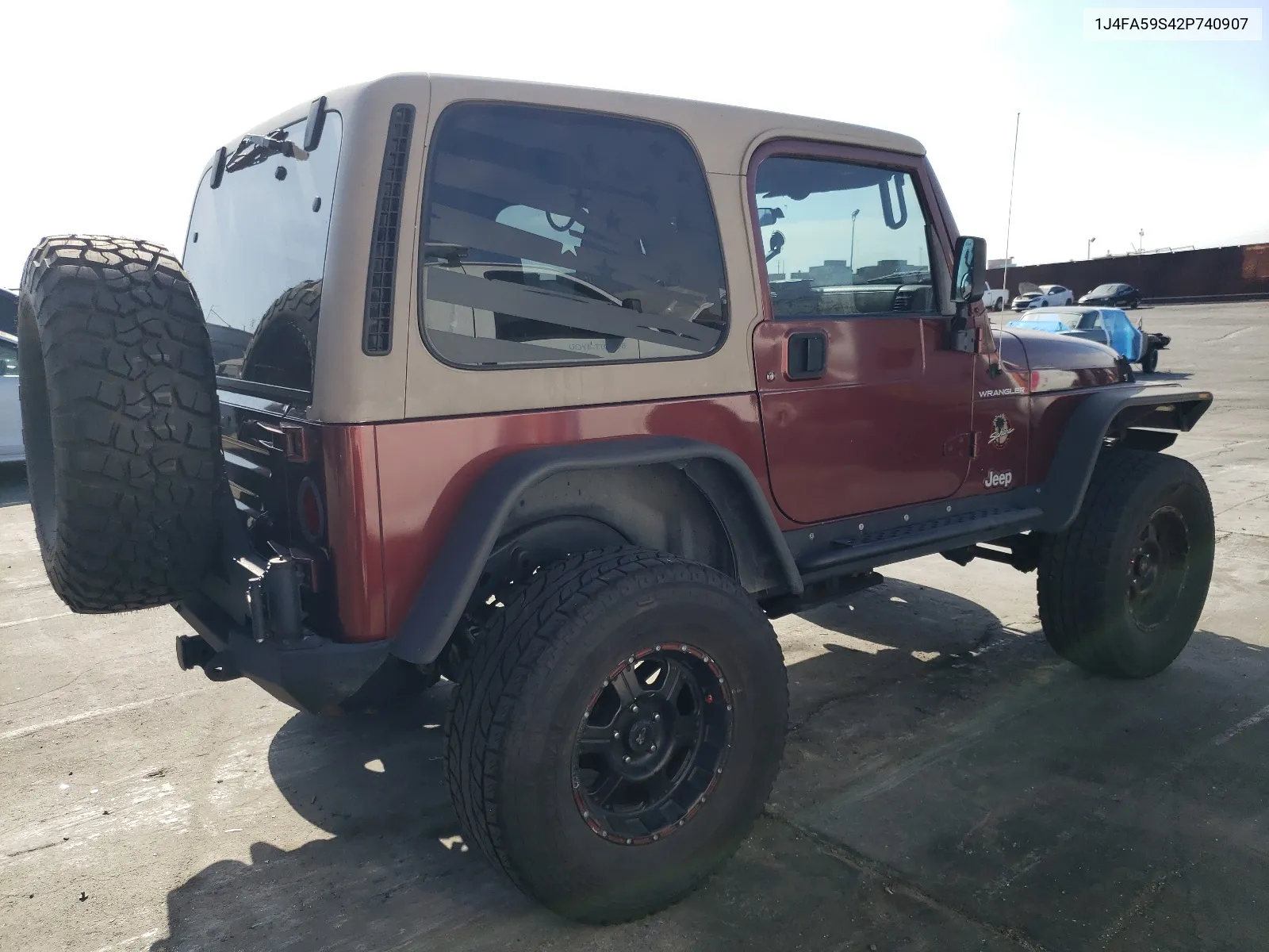 1J4FA59S42P740907 2002 Jeep Wrangler / Tj Sahara