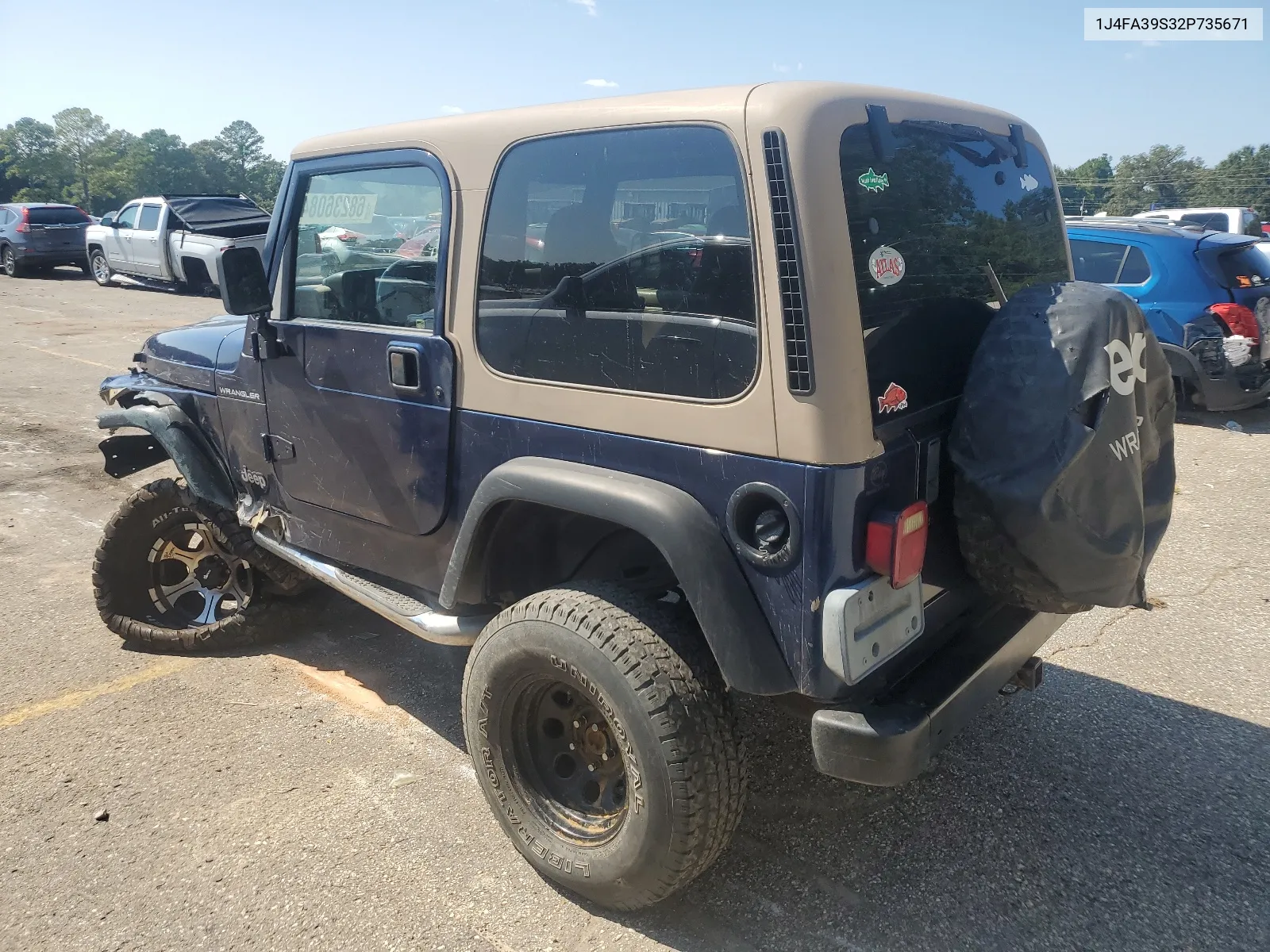 1J4FA39S32P735671 2002 Jeep Wrangler / Tj X