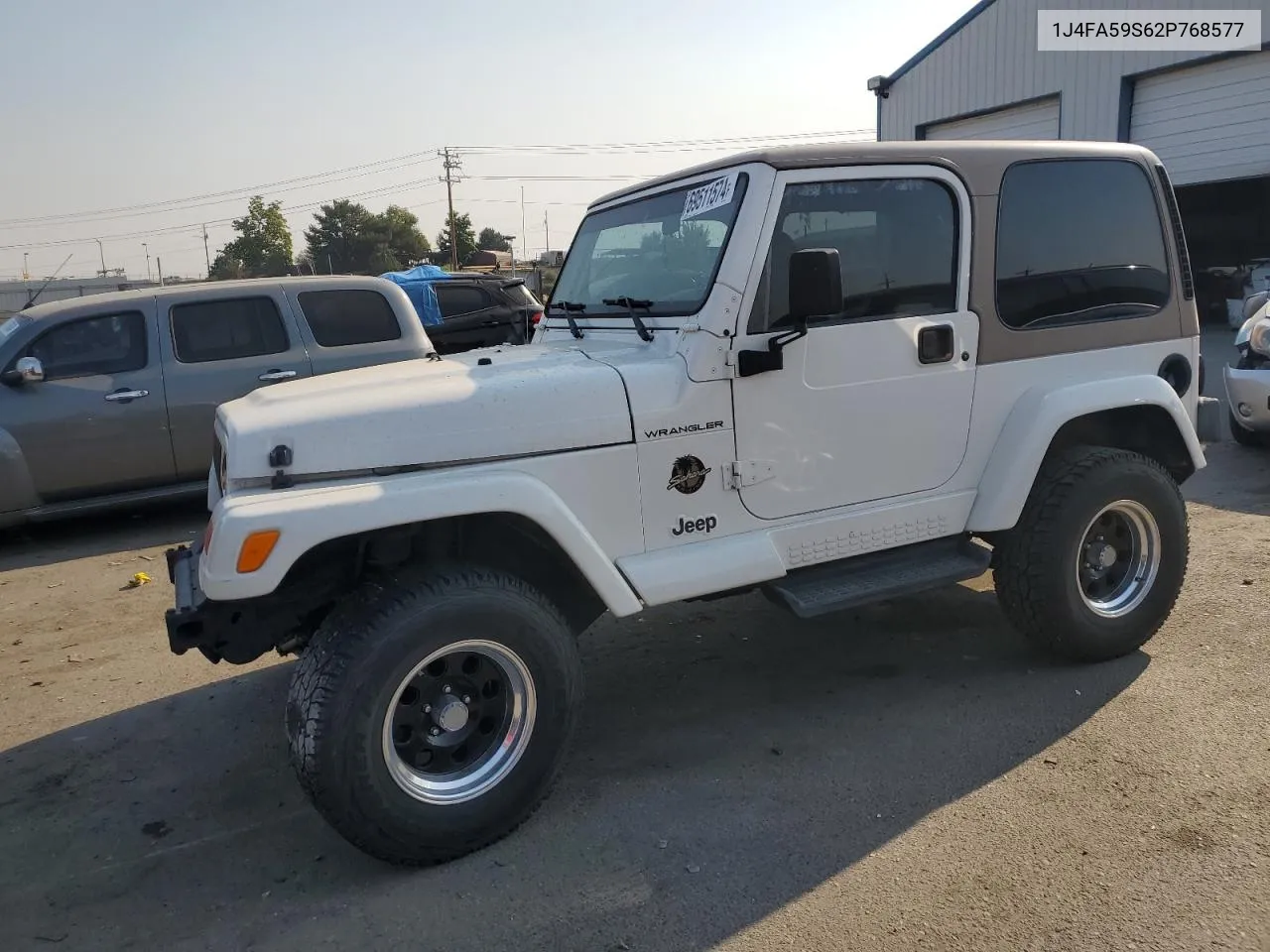 2002 Jeep Wrangler / Tj Sahara VIN: 1J4FA59S62P768577 Lot: 69511574