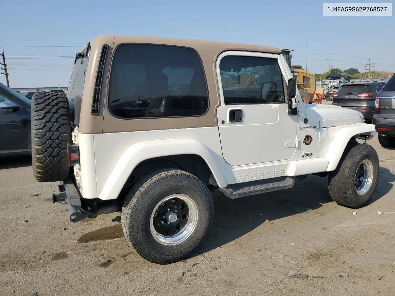 2002 Jeep Wrangler / Tj Sahara VIN: 1J4FA59S62P768577 Lot: 69511574