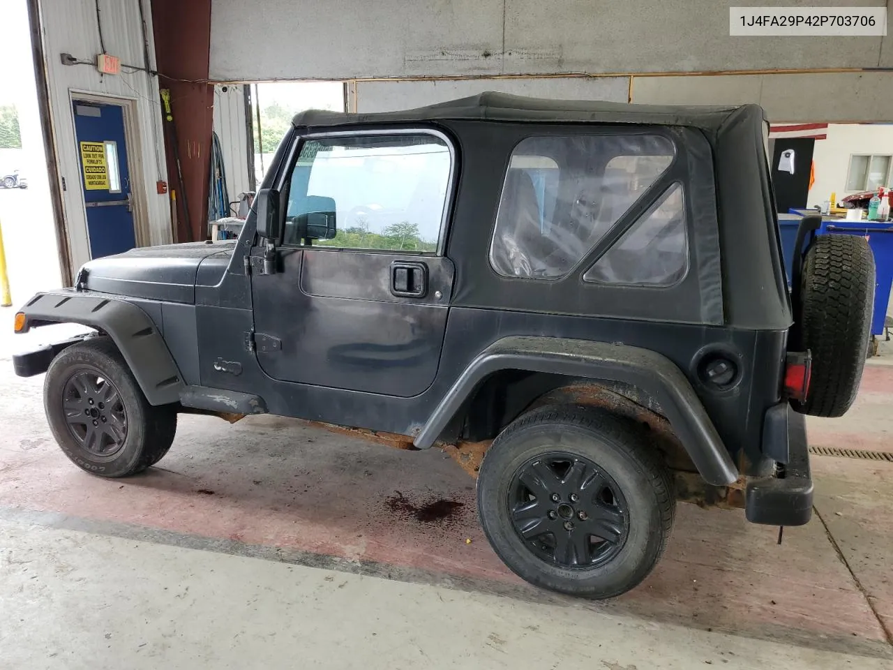 2002 Jeep Wrangler / Tj Se VIN: 1J4FA29P42P703706 Lot: 69663584