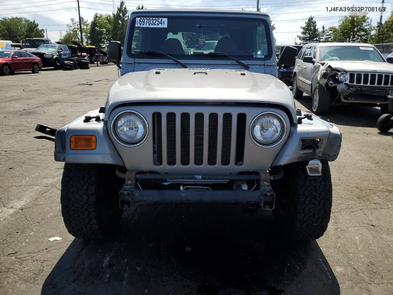 2002 Jeep Wrangler / Tj X VIN: 1J4FA39S32P708163 Lot: 69703254