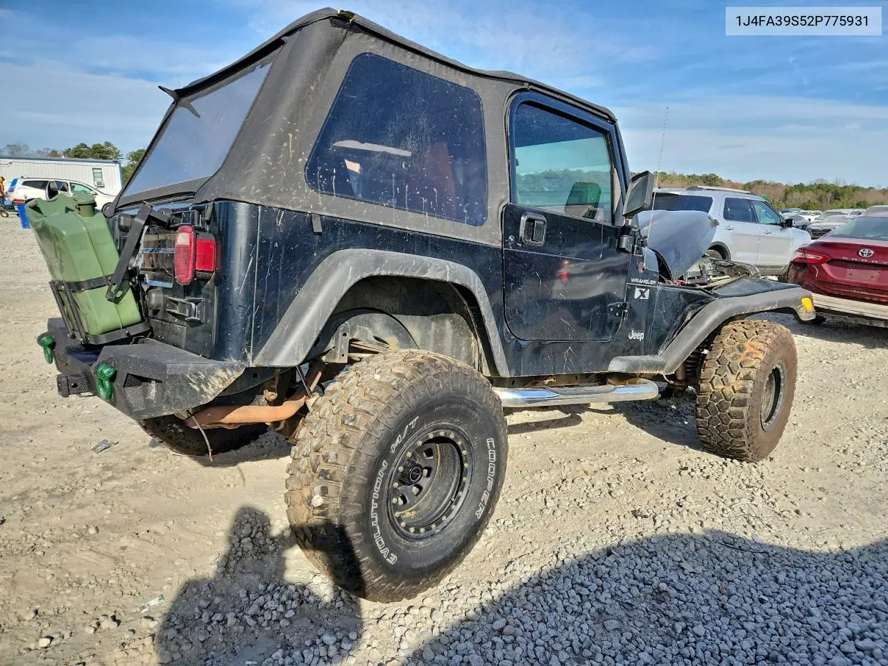 1J4FA39S52P775931 2002 Jeep Wrangler / Tj X