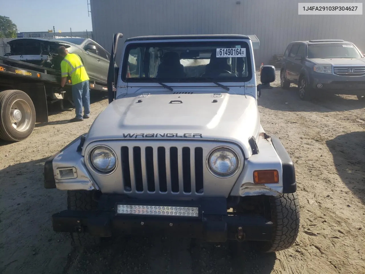 2003 Jeep Wrangler / Tj Se VIN: 1J4FA29103P304627 Lot: 61490164