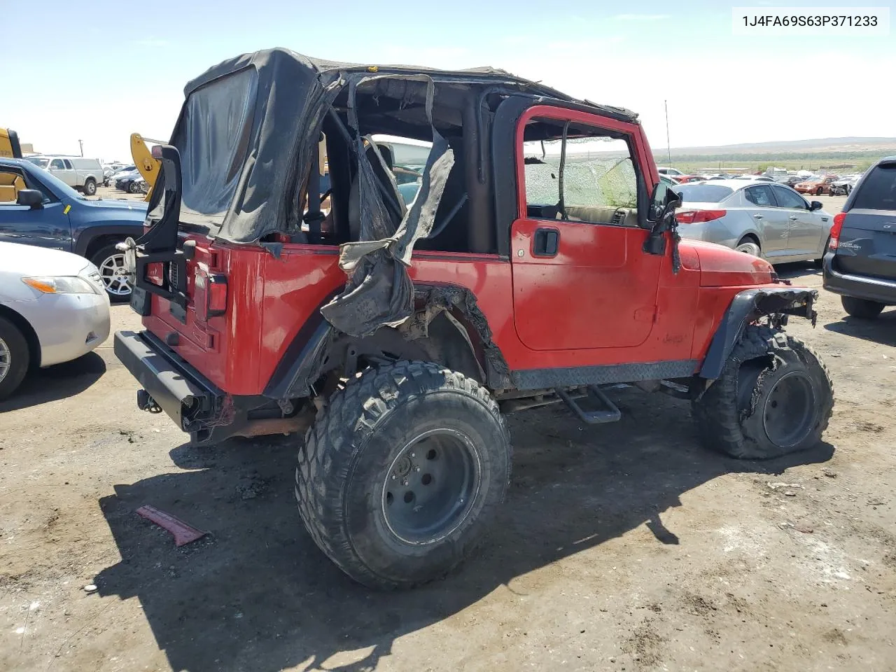 1J4FA69S63P371233 2003 Jeep Wrangler / Tj Rubicon