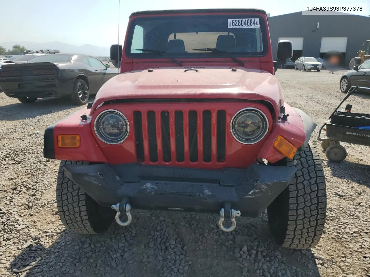 2003 Jeep Wrangler Commando VIN: 1J4FA39S93P377378 Lot: 62804684