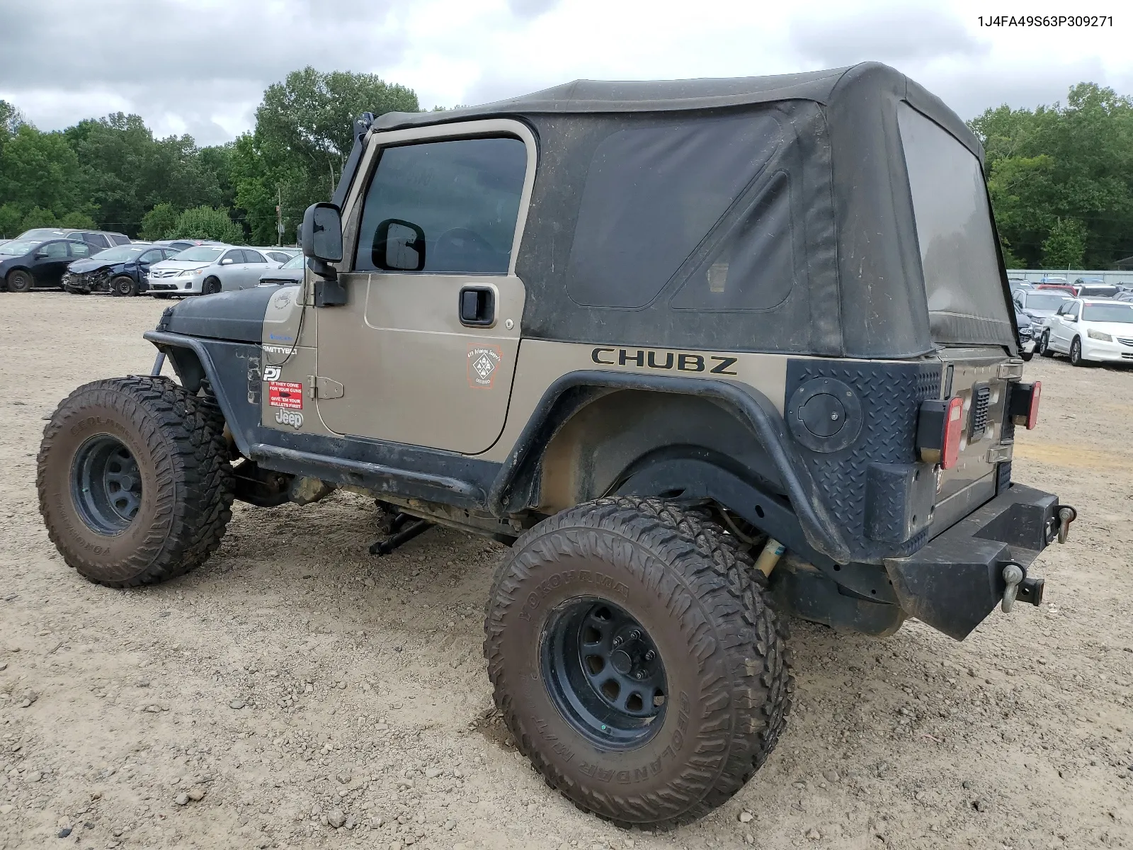 2003 Jeep Wrangler / Tj Sport VIN: 1J4FA49S63P309271 Lot: 64761154