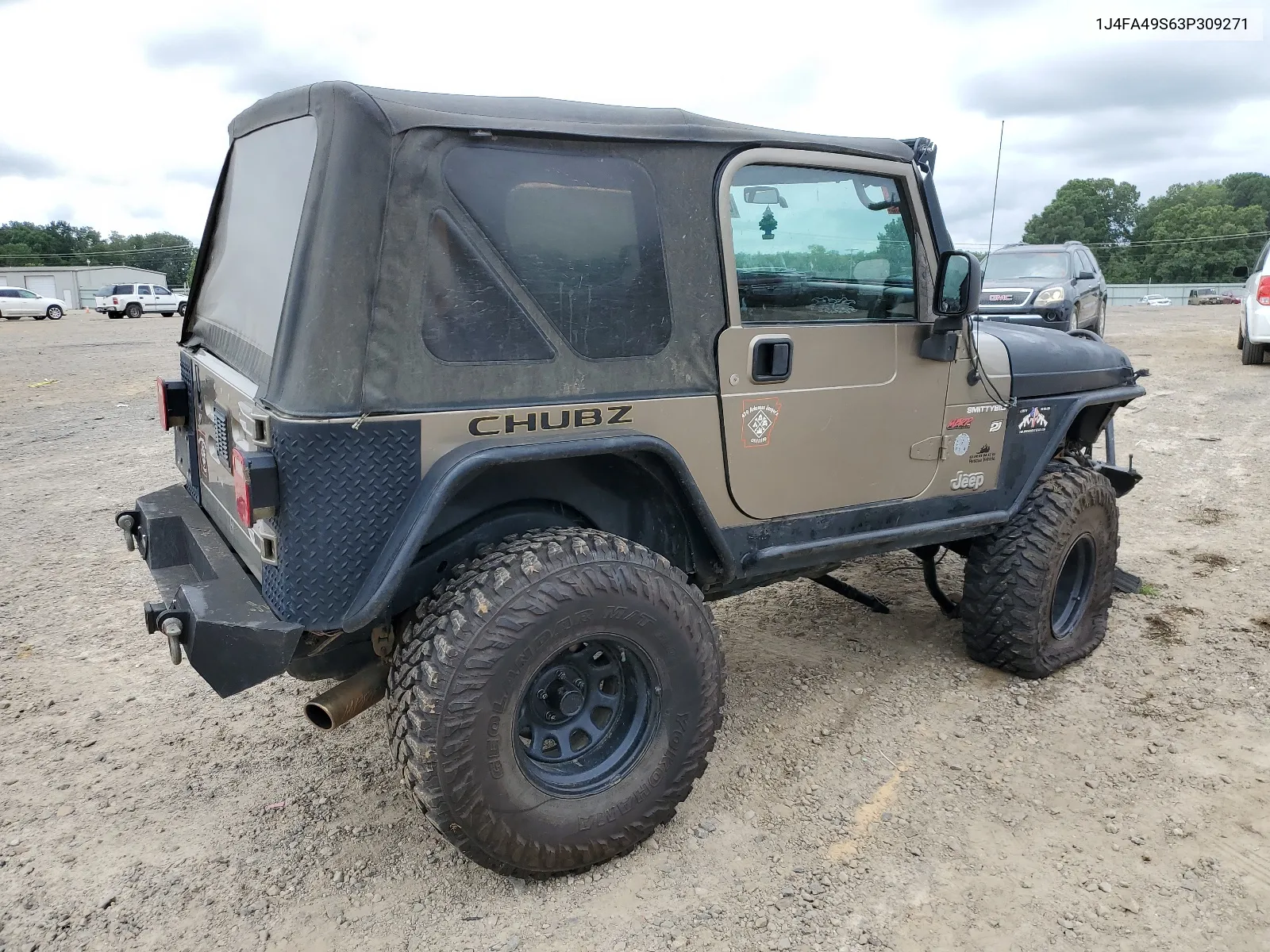 2003 Jeep Wrangler / Tj Sport VIN: 1J4FA49S63P309271 Lot: 64761154