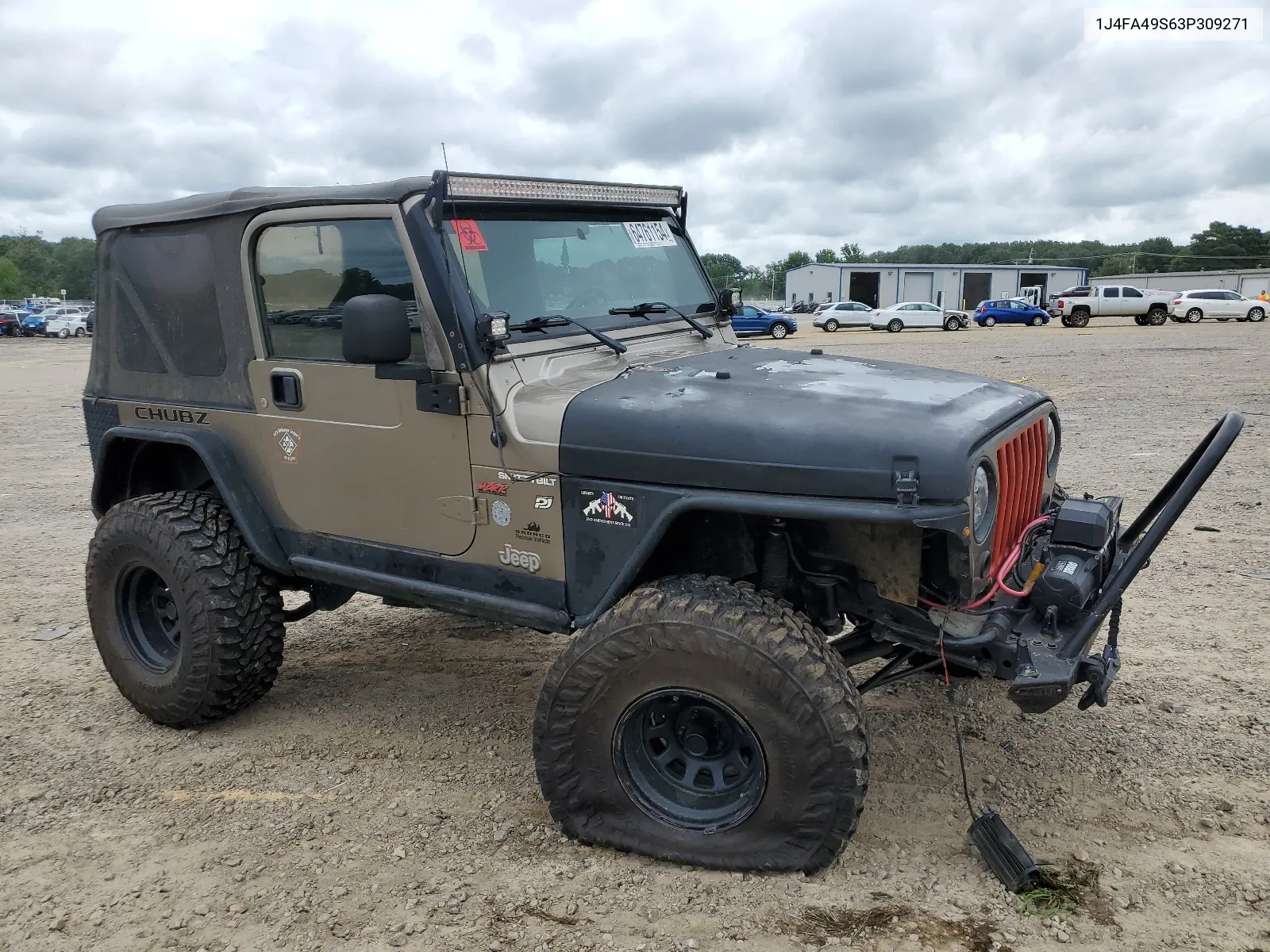 2003 Jeep Wrangler / Tj Sport VIN: 1J4FA49S63P309271 Lot: 64761154