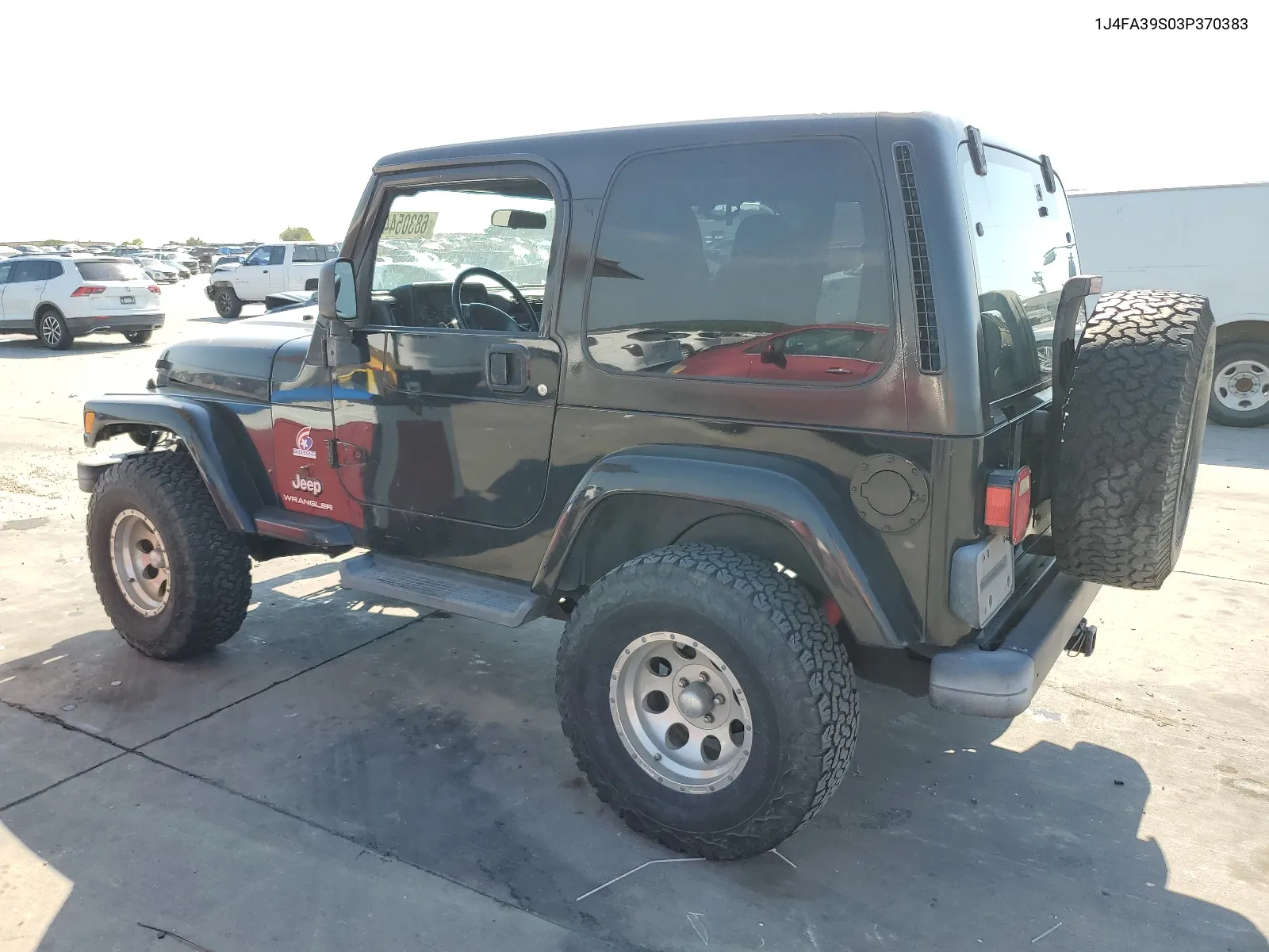 2003 Jeep Wrangler Commando VIN: 1J4FA39S03P370383 Lot: 68305444