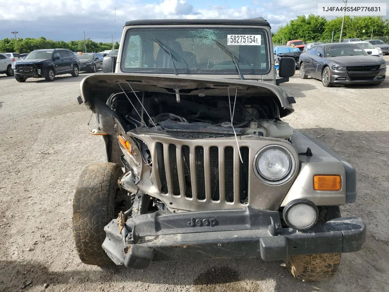 2004 Jeep Wrangler / Tj Sport VIN: 1J4FA49S54P776831 Lot: 58275154