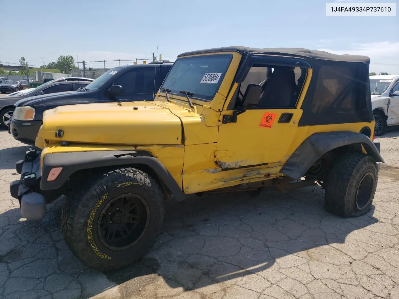 1J4FA49S34P737610 2004 Jeep Wrangler / Tj Sport