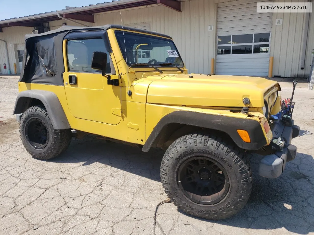 2004 Jeep Wrangler / Tj Sport VIN: 1J4FA49S34P737610 Lot: 58786604