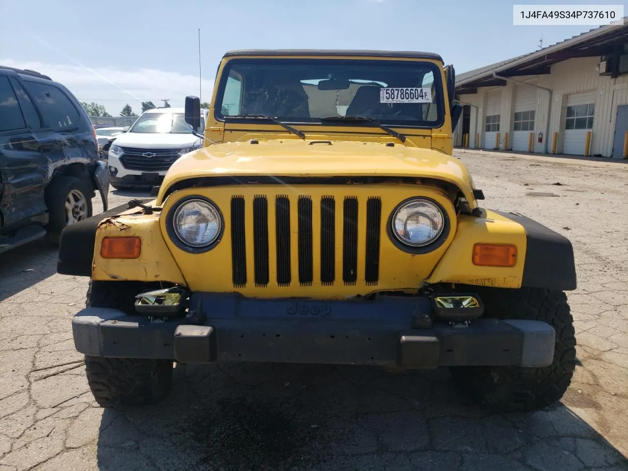 2004 Jeep Wrangler / Tj Sport VIN: 1J4FA49S34P737610 Lot: 58786604