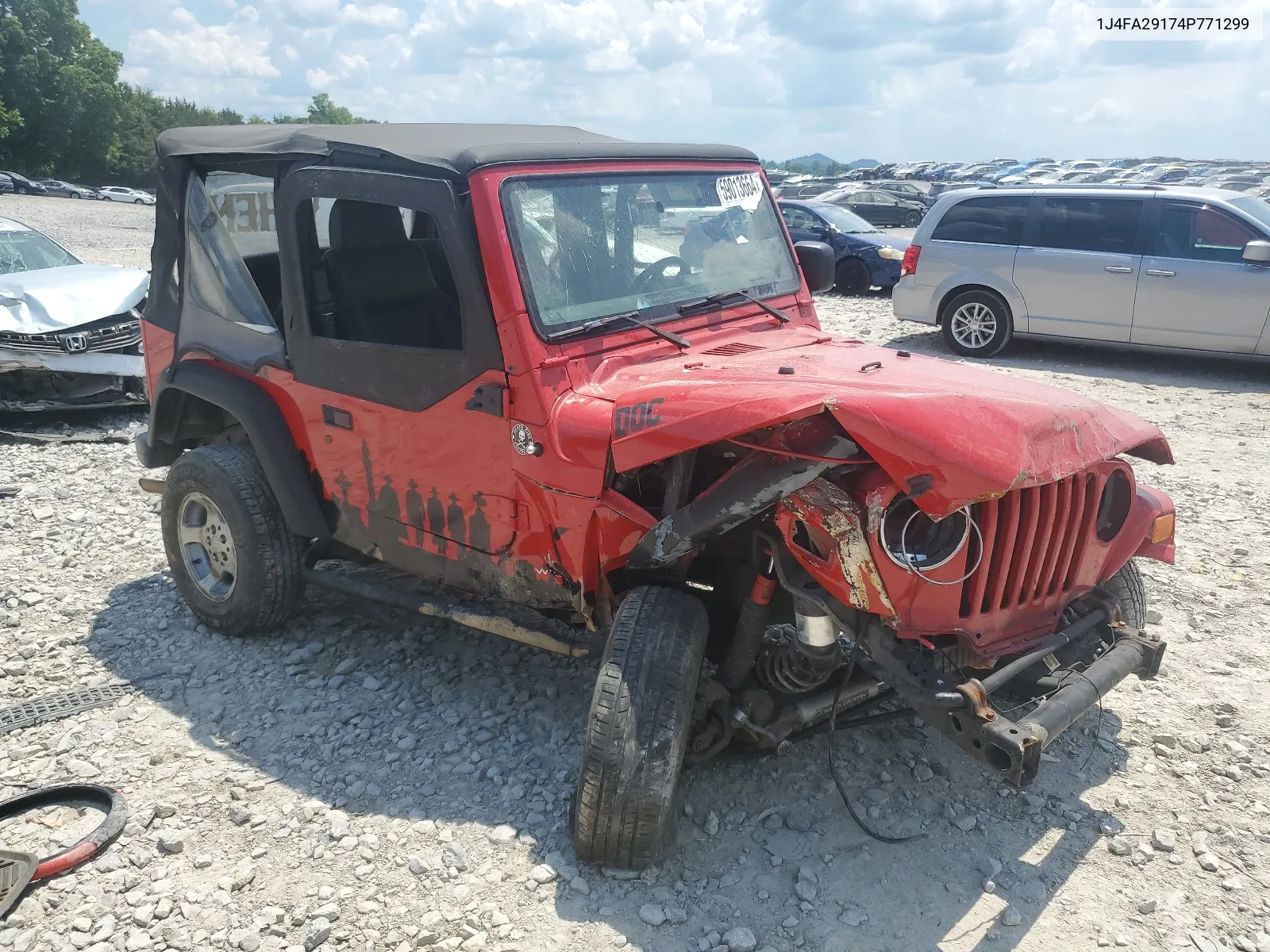 2004 Jeep Wrangler / Tj Se VIN: 1J4FA29174P771299 Lot: 59013664