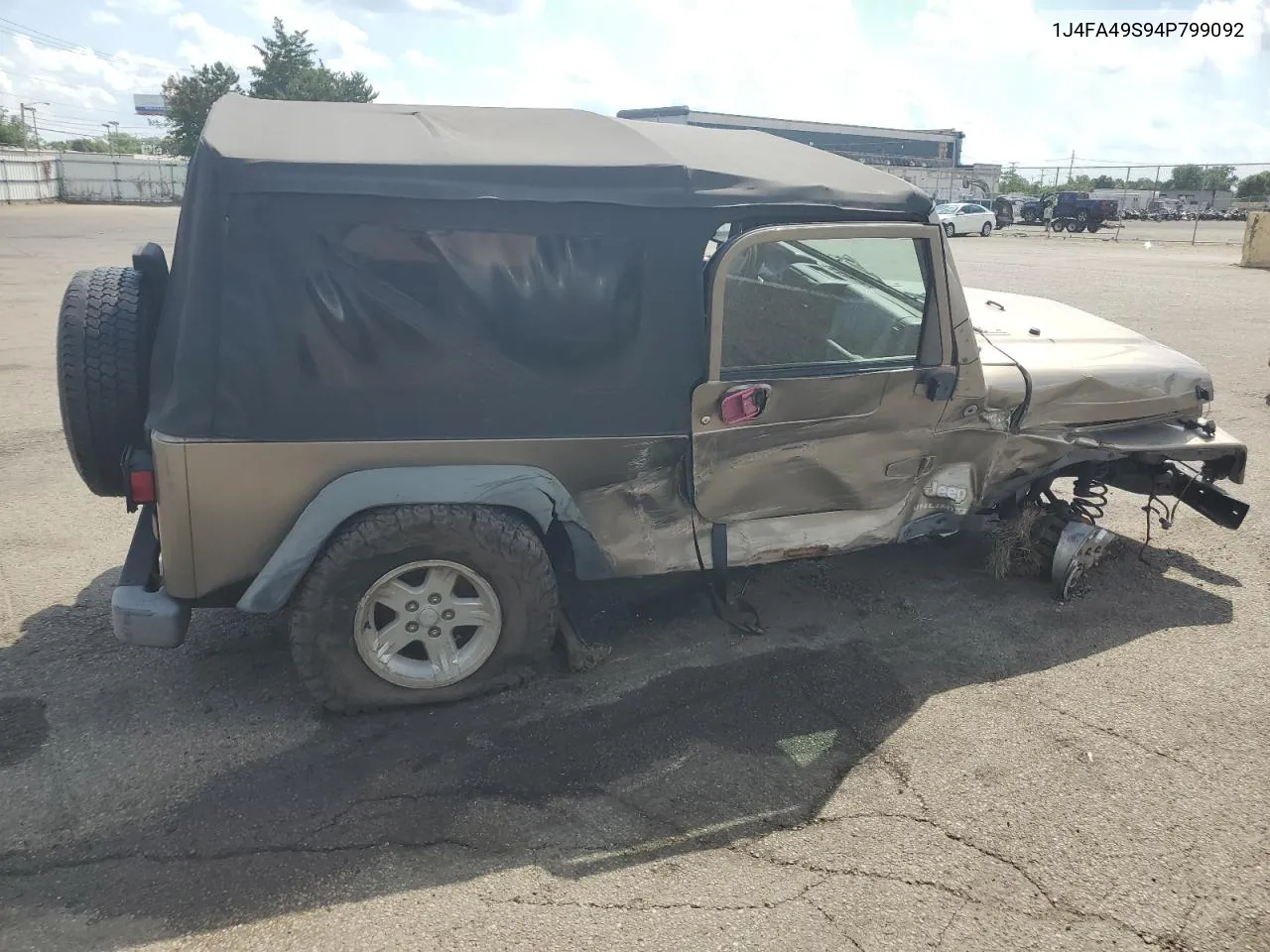 2004 Jeep Wrangler / Tj Sport VIN: 1J4FA49S94P799092 Lot: 59273964