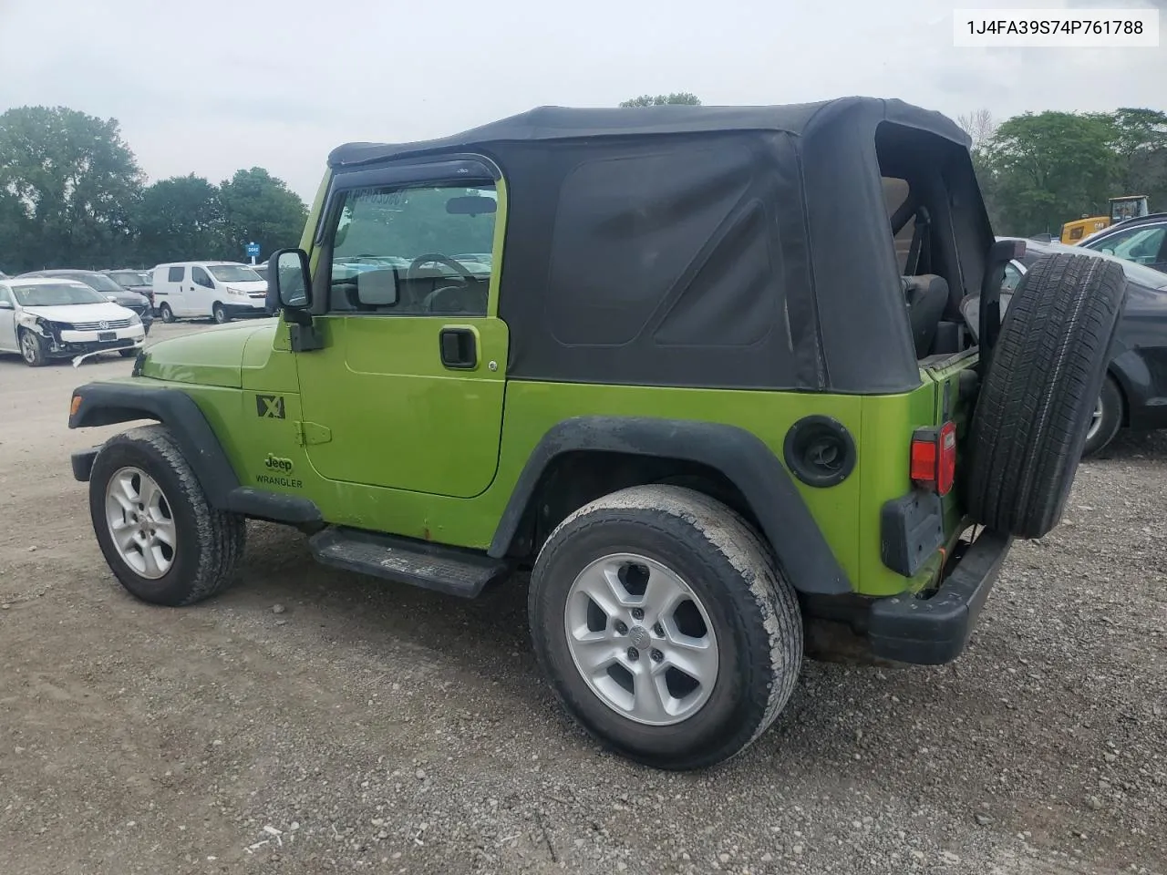 2004 Jeep Wrangler X VIN: 1J4FA39S74P761788 Lot: 59628454