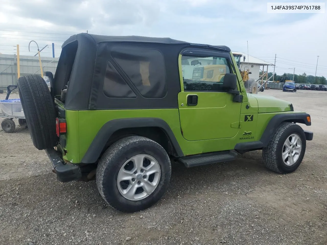 2004 Jeep Wrangler X VIN: 1J4FA39S74P761788 Lot: 59628454