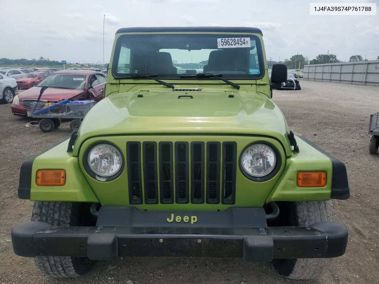 2004 Jeep Wrangler X VIN: 1J4FA39S74P761788 Lot: 59628454