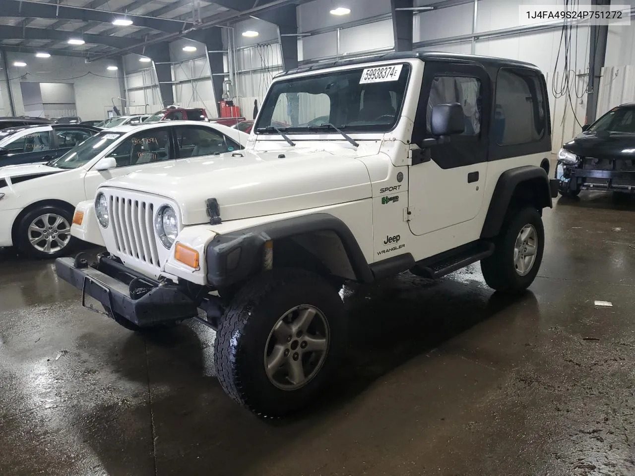 2004 Jeep Wrangler / Tj Sport VIN: 1J4FA49S24P751272 Lot: 59938374