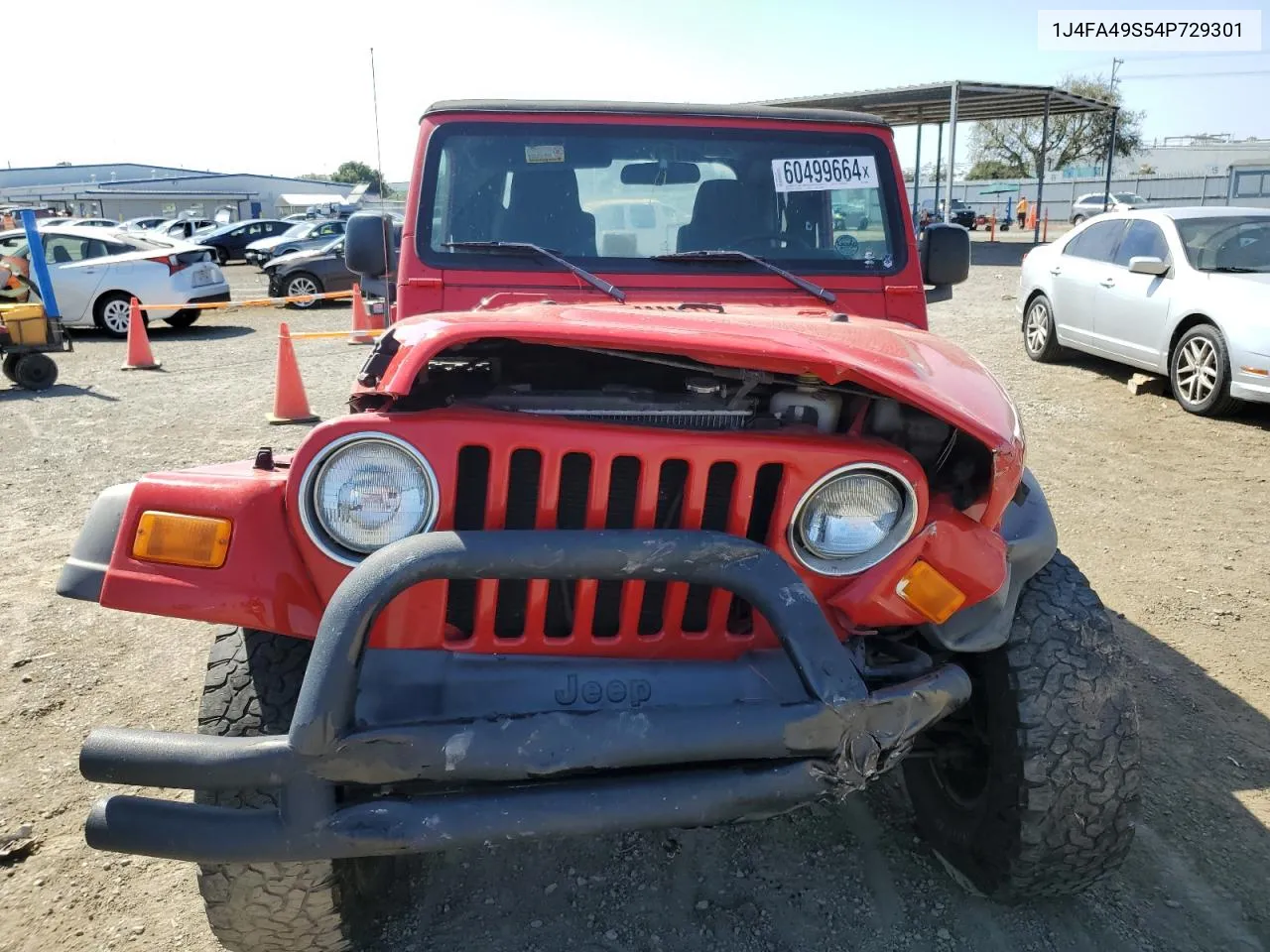 2004 Jeep Wrangler / Tj Sport VIN: 1J4FA49S54P729301 Lot: 60499664