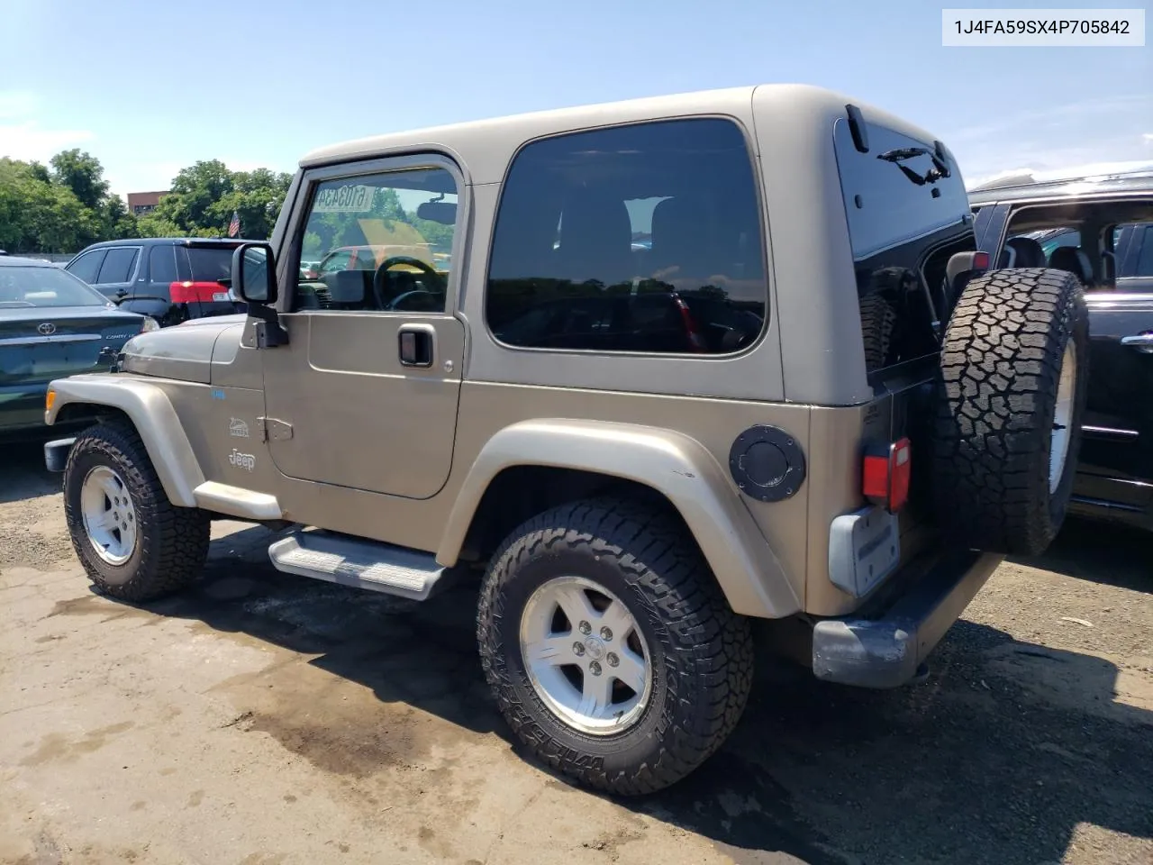 2004 Jeep Wrangler / Tj Sahara VIN: 1J4FA59SX4P705842 Lot: 61034344