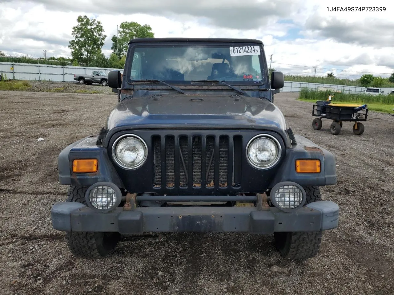 2004 Jeep Wrangler / Tj Sport VIN: 1J4FA49S74P723399 Lot: 61214234