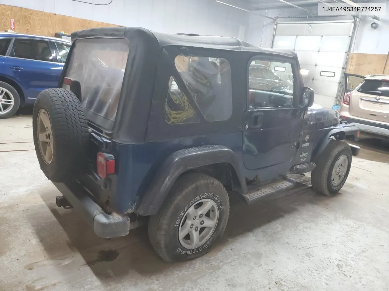 2004 Jeep Wrangler / Tj Sport VIN: 1J4FA49S34P724257 Lot: 62340294