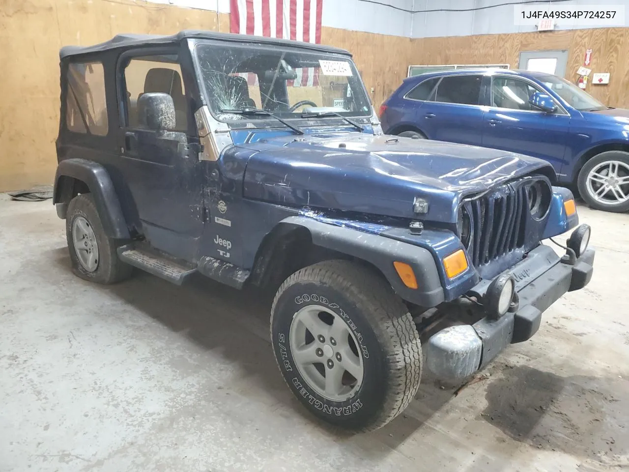 2004 Jeep Wrangler / Tj Sport VIN: 1J4FA49S34P724257 Lot: 62340294