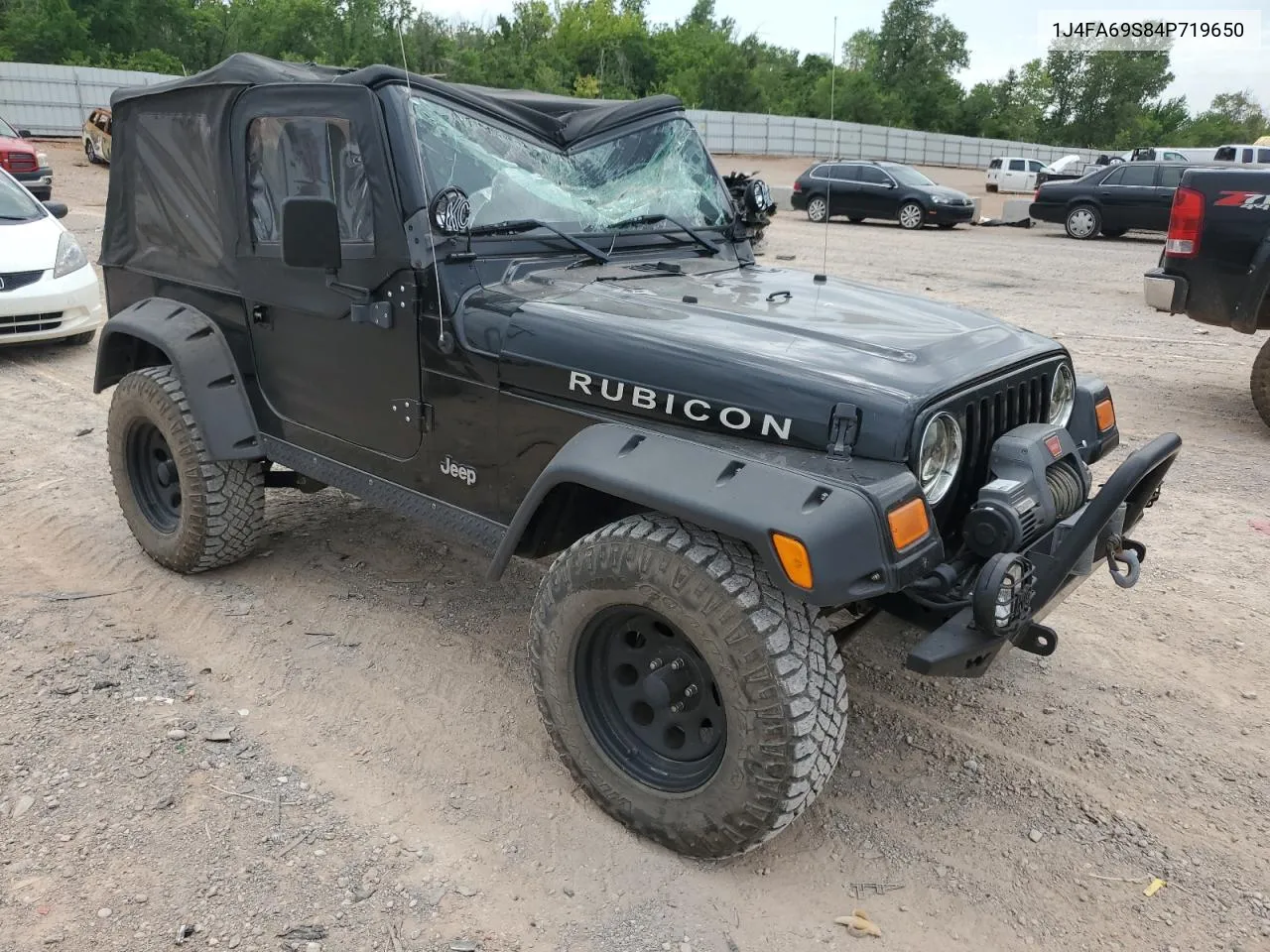 2004 Jeep Wrangler / Tj Rubicon VIN: 1J4FA69S84P719650 Lot: 62719464