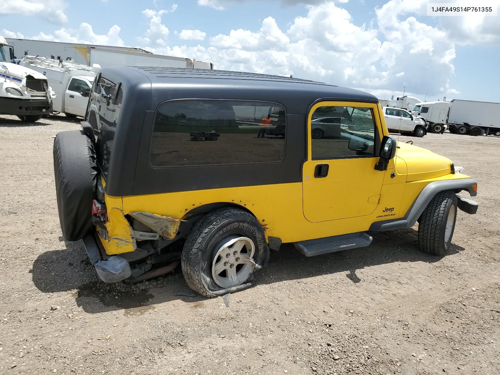 2004 Jeep Wrangler / Tj Sport VIN: 1J4FA49S14P761355 Lot: 63052584