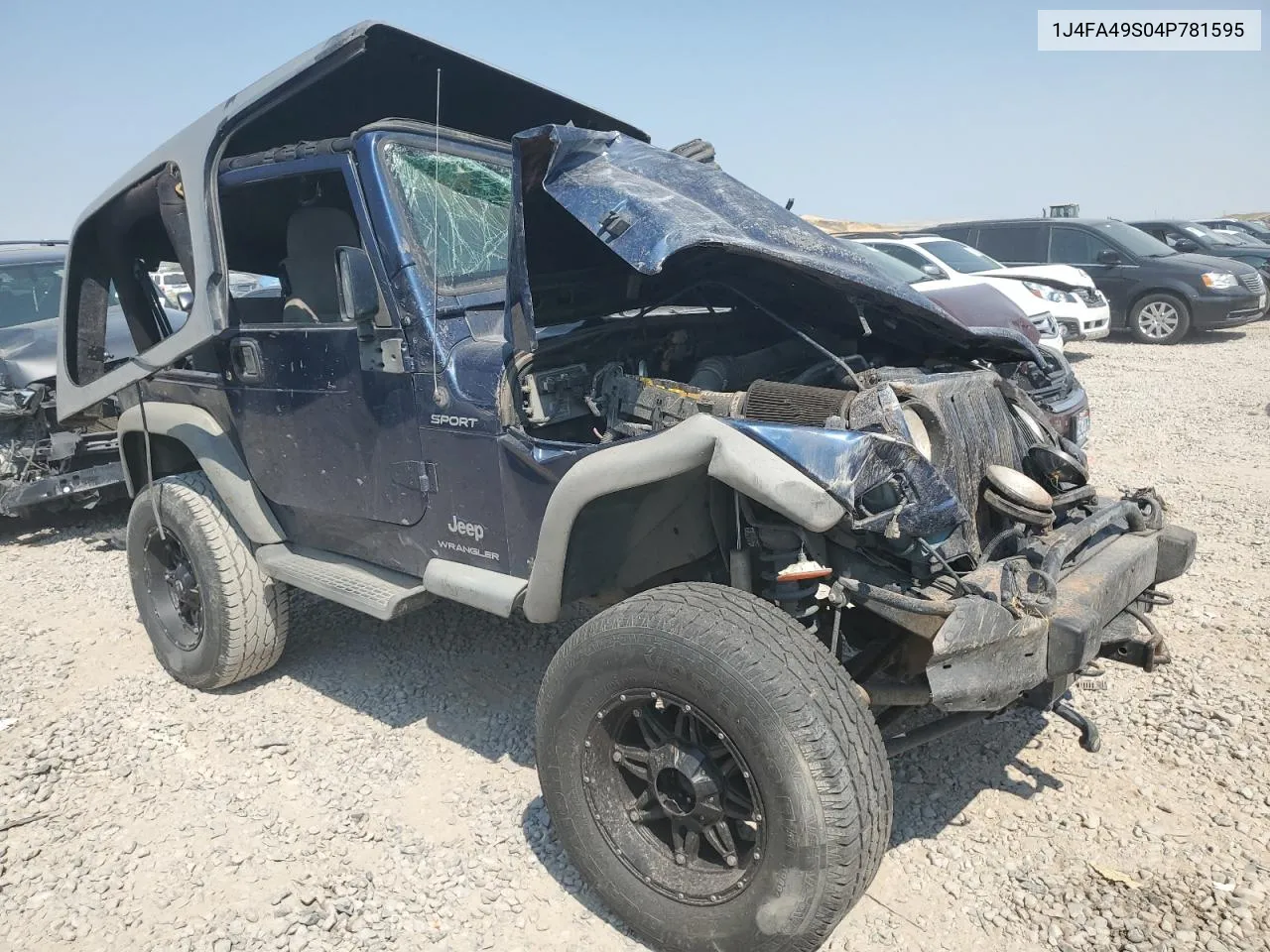 2004 Jeep Wrangler / Tj Sport VIN: 1J4FA49S04P781595 Lot: 63441984