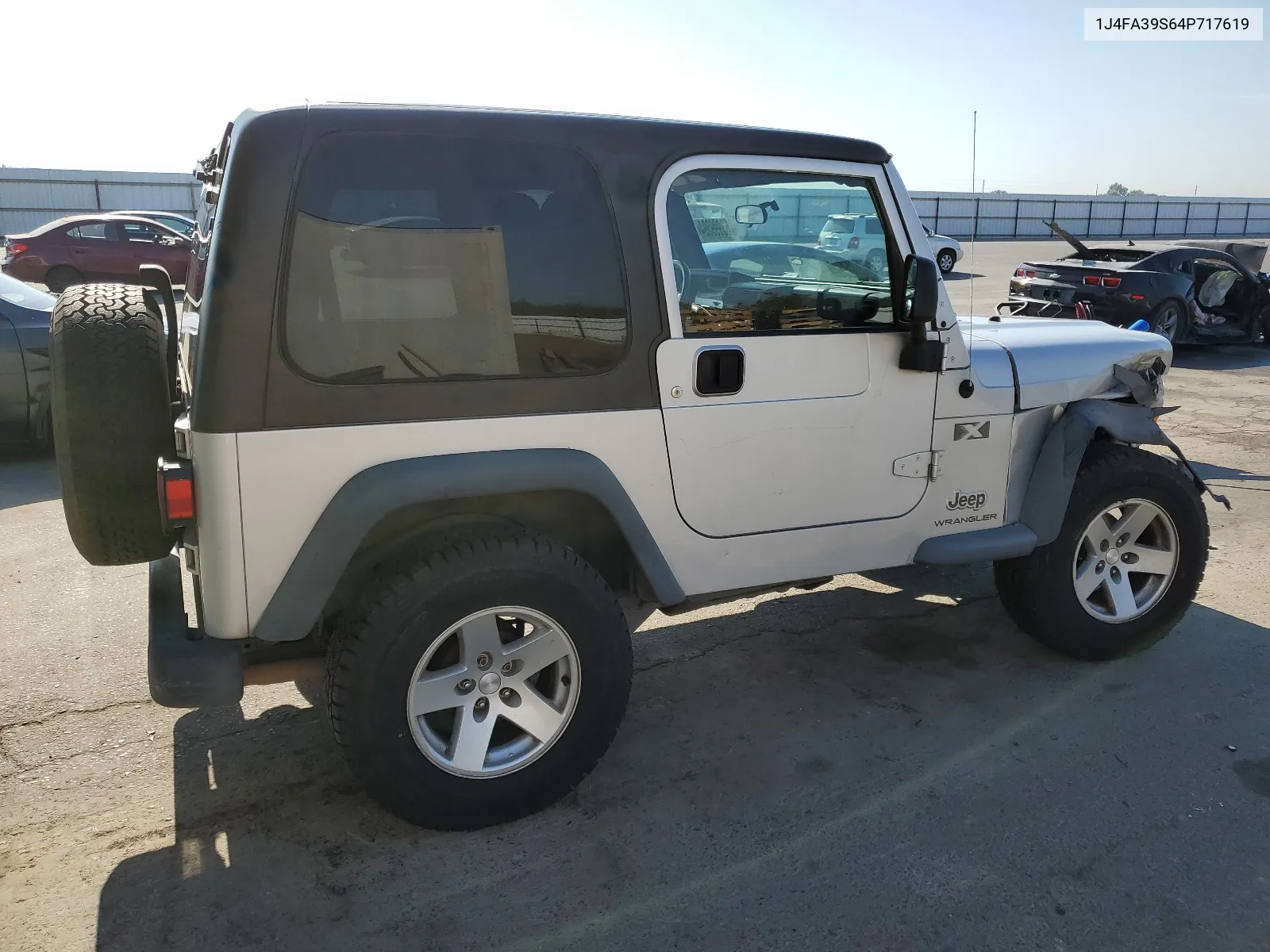 2004 Jeep Wrangler X VIN: 1J4FA39S64P717619 Lot: 63999394