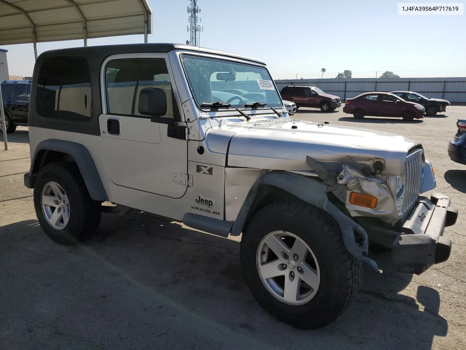 2004 Jeep Wrangler X VIN: 1J4FA39S64P717619 Lot: 63999394